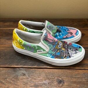 Vans SpongeBob‎ SquarePants custom design canvas skate shoes